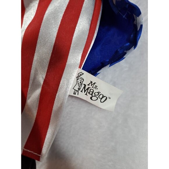 VTG Mr. Magoo Patriotic Plush Doll 12" Uncle Sam Outfit Stars Stripes Toy Factor - Picture 2 of 9